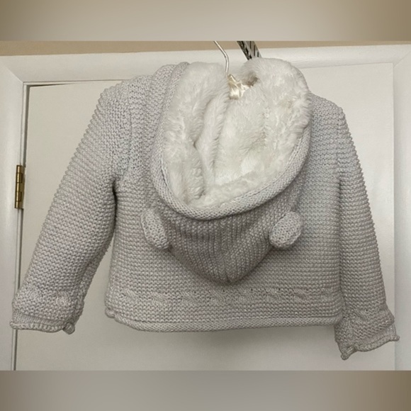 Max Studio Baby Knit Hooded Jacket Coat 18M - Picture 5 of 9